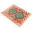 Rectangle 60 cm x 90 cm Geometric Wool Hand Woven Kilim