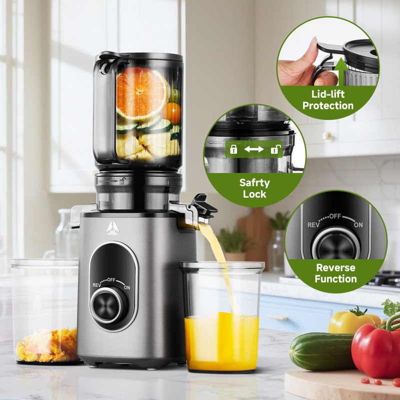 Centrifugeuse 150 W avec presse-étoupe, rendement de 98%, fonction inversée et conception facile à nettoyer