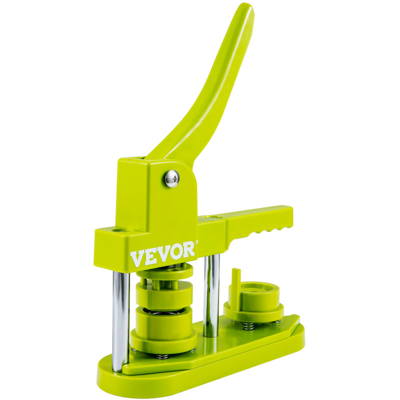 VEVOR Button Maker 1inch/25mm Button Badge Maker 500 Button Parts and Circle Cutter