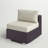 Convene Armless Patio Chair with Cushions-752805570