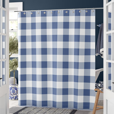 Lyon Plaid Shower Curtain