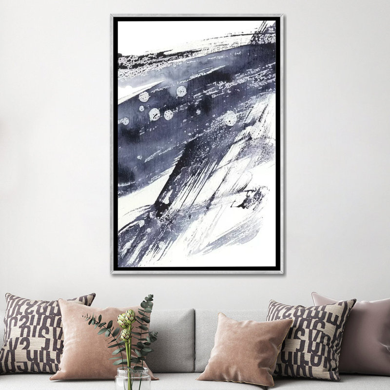 " Directionality I " by Ethan Harper, 60" H x 40" W x 1.5" D, No Mat, Silver Framed