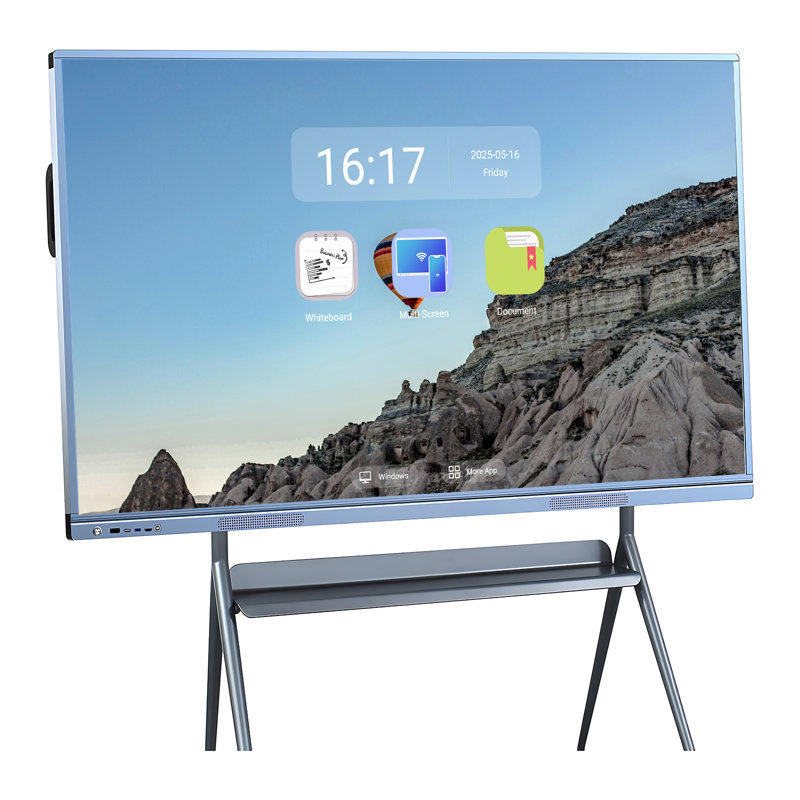 JYXCN 65 "Smart Board 4K, tableau blanc multi-touch double OS et affichage interactif de partage sans fil Smartboard pour la formation, les bureaux