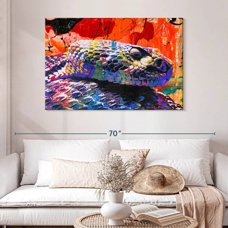 Brampt Western Diamondback, 32" H x 48" W