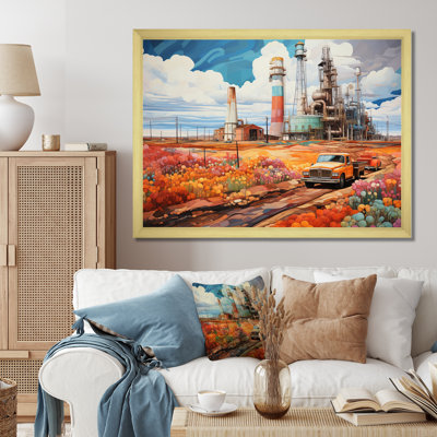 " Orange Oil Rigs Rig Resonance I "