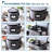 6-Piece Hard Shell Dinnerware Storage Set