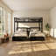 Lit superposé double au-dessus de simple et double triple 88 po x l 92,7 po x P 56,7 po Bonwell