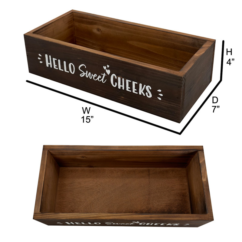 Porte-papier hygiénique Hello Sweet Cheek, Brun