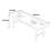 Nordic Modern Solid Wood Double Desk