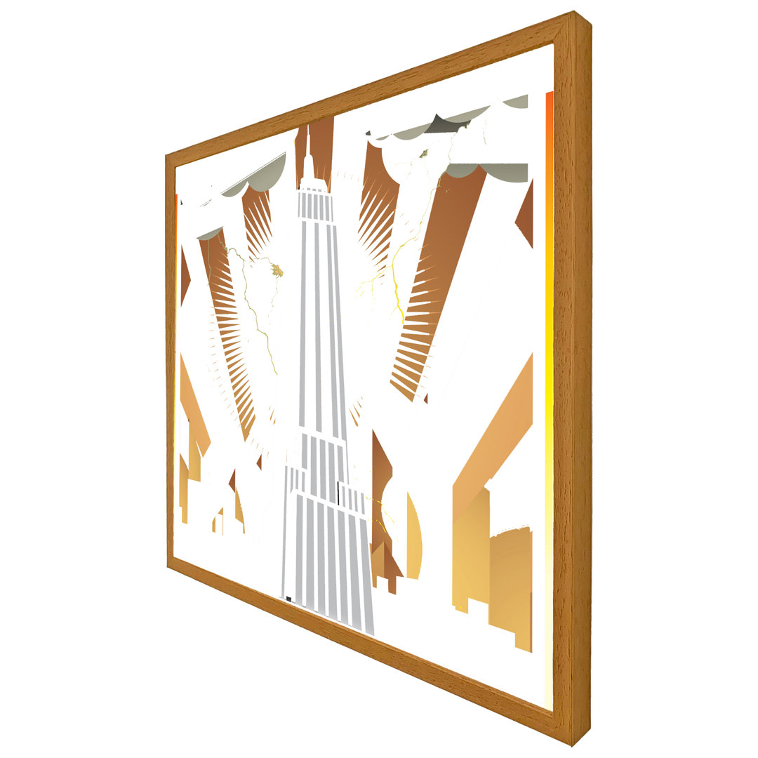 Rahway Art Deco Skyscraper - Print