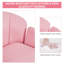 Desk Chair With Petal-shaped Backrest-1341438804