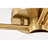 Camris 5-Light Brass Chandelier Frosted Glass Shades
