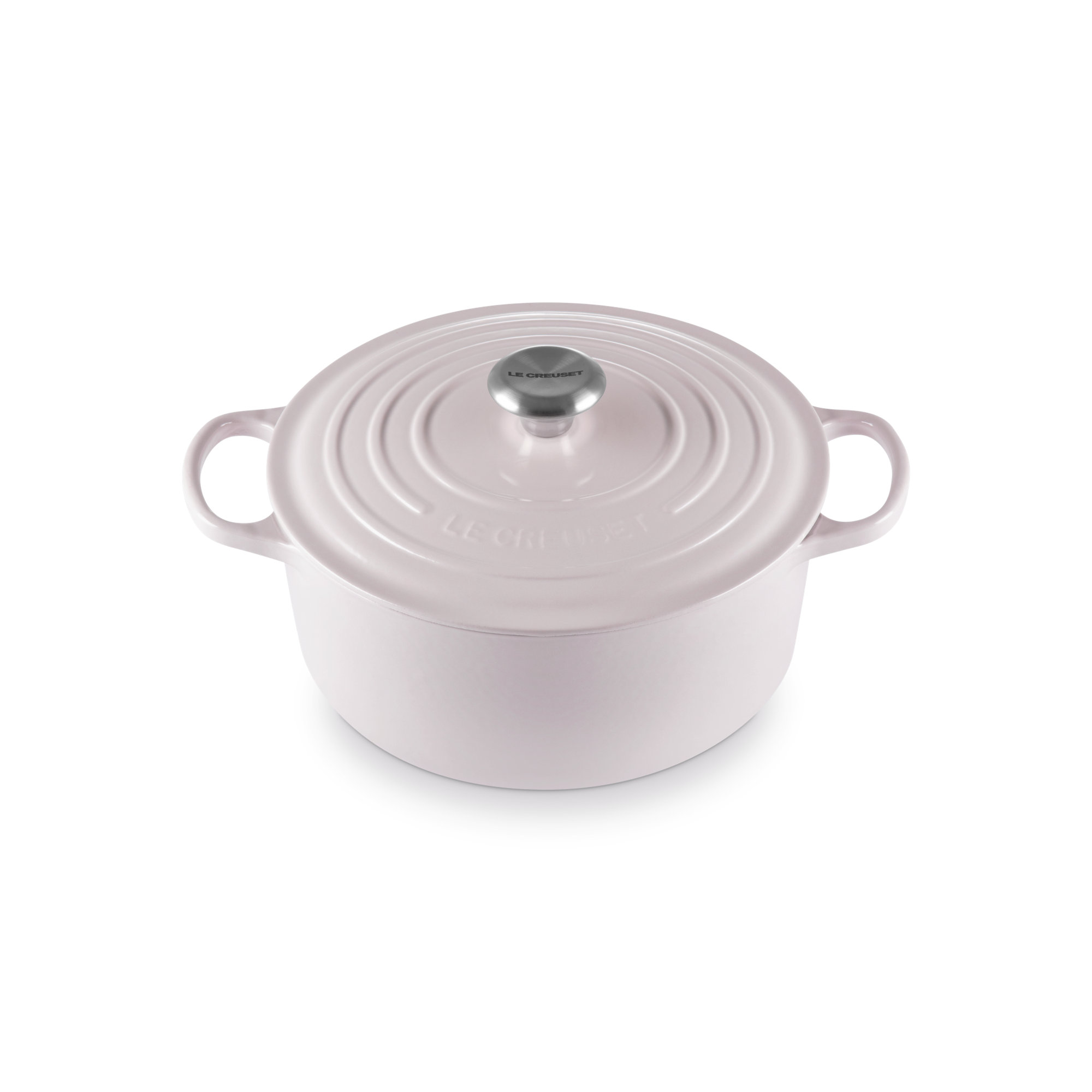 Le Creuset Enameled Cast Iron Oval Dutch Oven with Lid, Shallot, 5 quarts