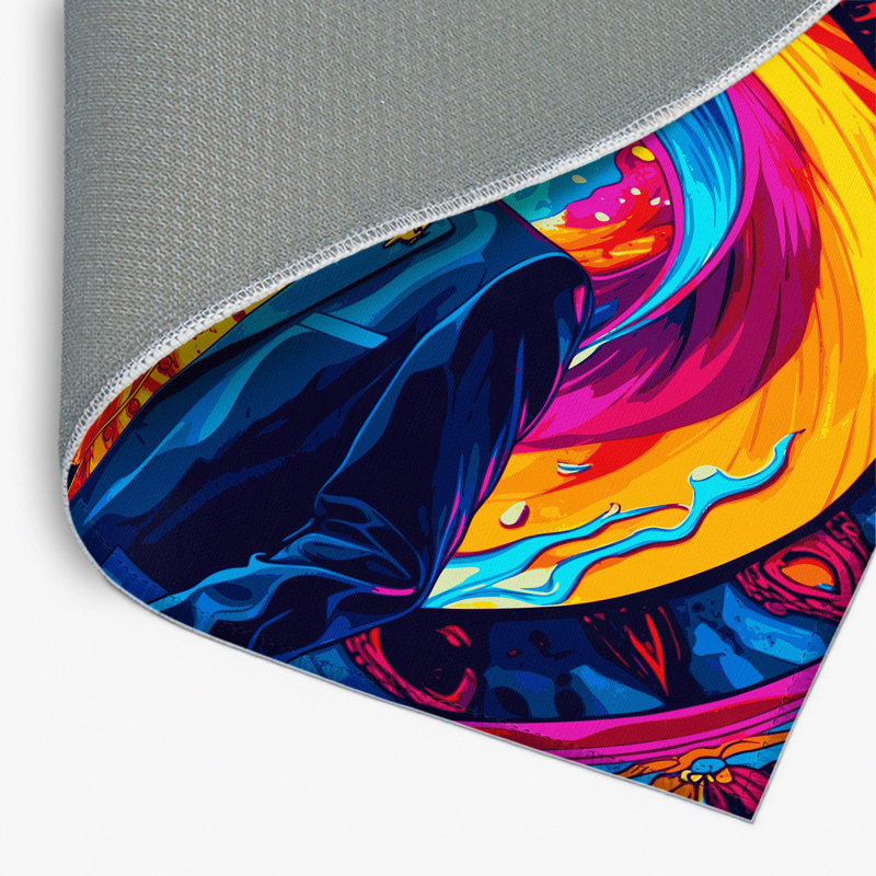 Tapis intérieur et extérieur Cosmic Twist, Rectangle 1 pi 6 po x 2 pi 6 po