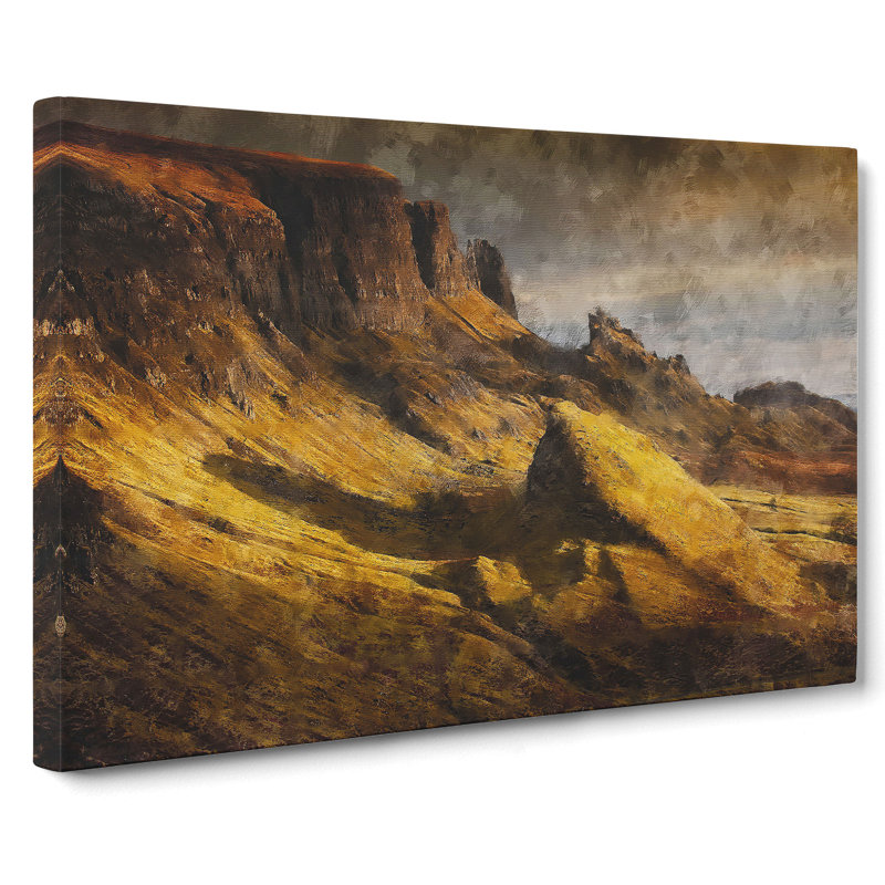 Landscape in Scotland - Wrapped Canvas, 40cm H x 60cm W x 3cm D