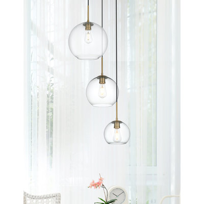Snead 3-Light Globe Cluster Pendant 
