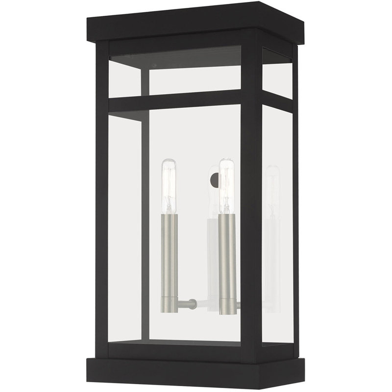 Solid Brass Wall Light, Black