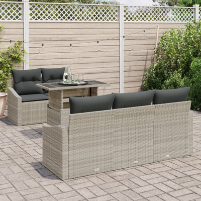 178cm Wide Patio Sofa with Cushions