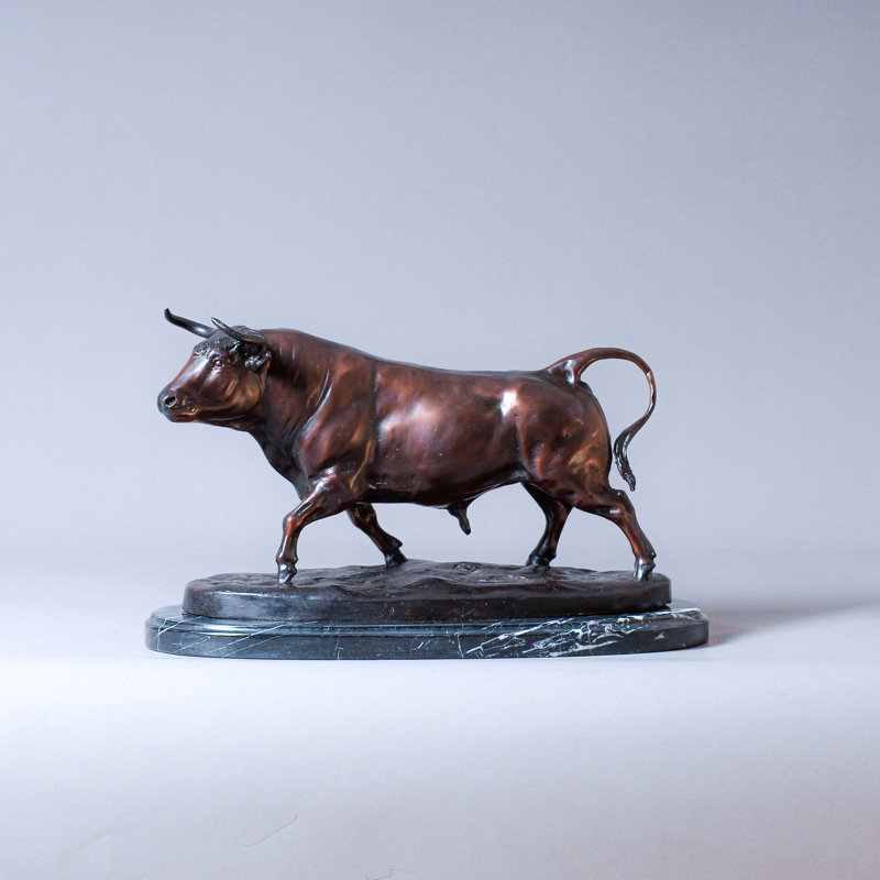 Sculpture de bison