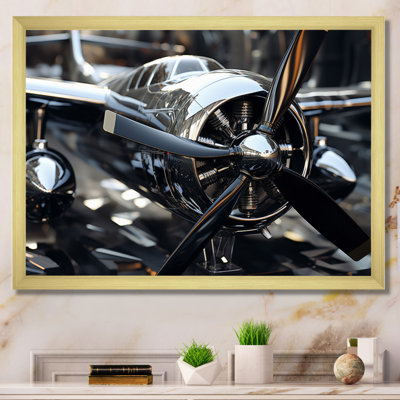 " Plane With Abstracted Propellers "