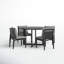 Trosclair Round 4 - Person 48'' Long Dining Set with Cushions