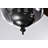 Thermalito Dark Pear Black Satin Gray 5-Blade 3-Light Lighted Ceilng Fan Smoked Glass Lamp Chandelier Includes Remote Control