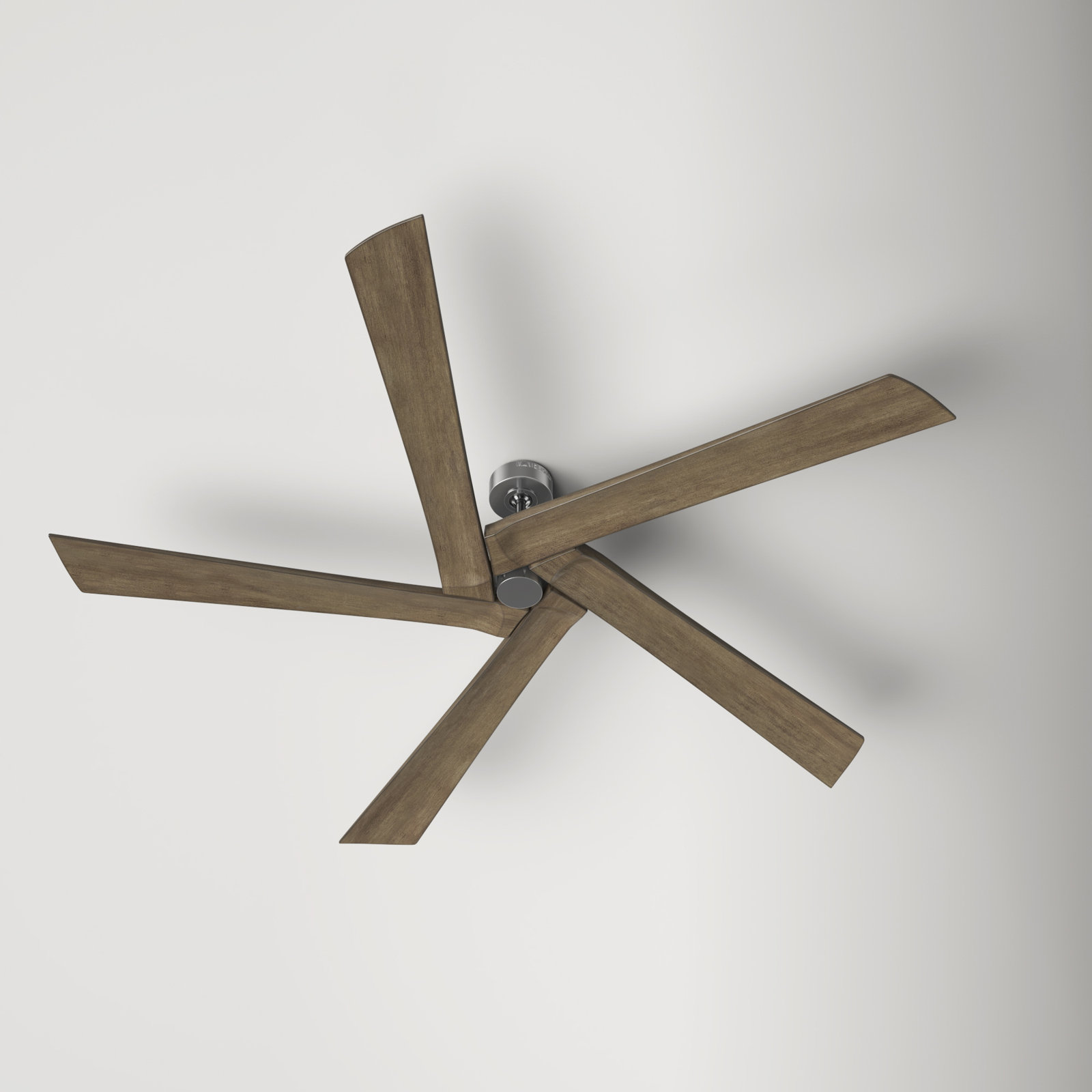 Adalai Ceiling Fan, Brushed Steel/Silver, 56" Wide