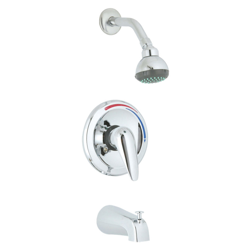 Complete Shower System with Rough in-Valve, Chrome