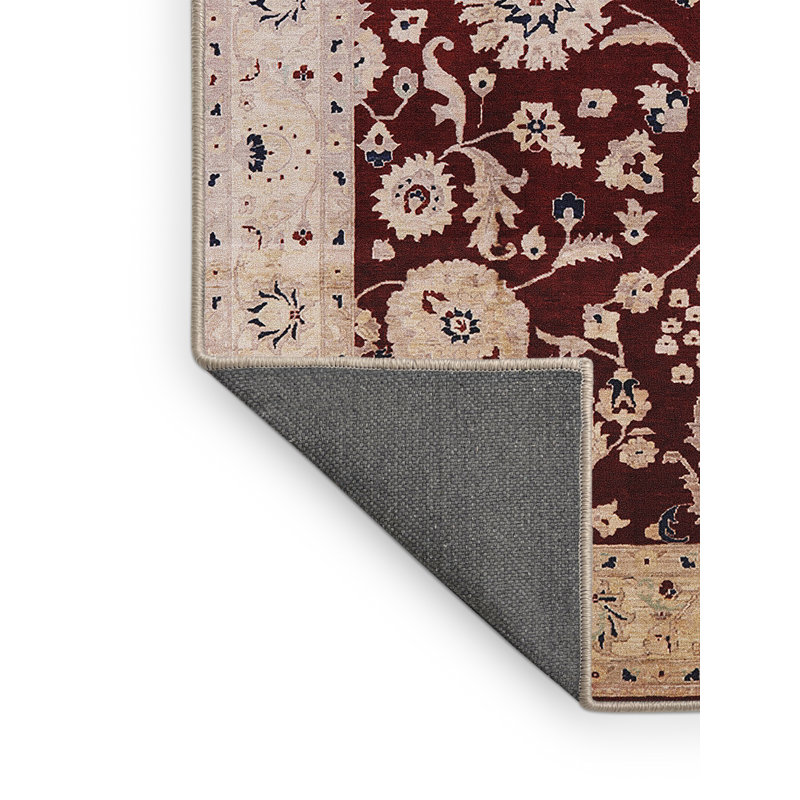 Tapis beige / rouge Swave, Rectangle 5 pi x 8 pi