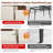 Extendable Dining Table with Metal Legs-232057026