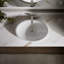 Iron Plains Metal Oval Vessel Bathroom Sink with Overflow-1240137949