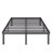Black Metal Platform Bed Frames, No Box Spring Need-245217696-258870202
