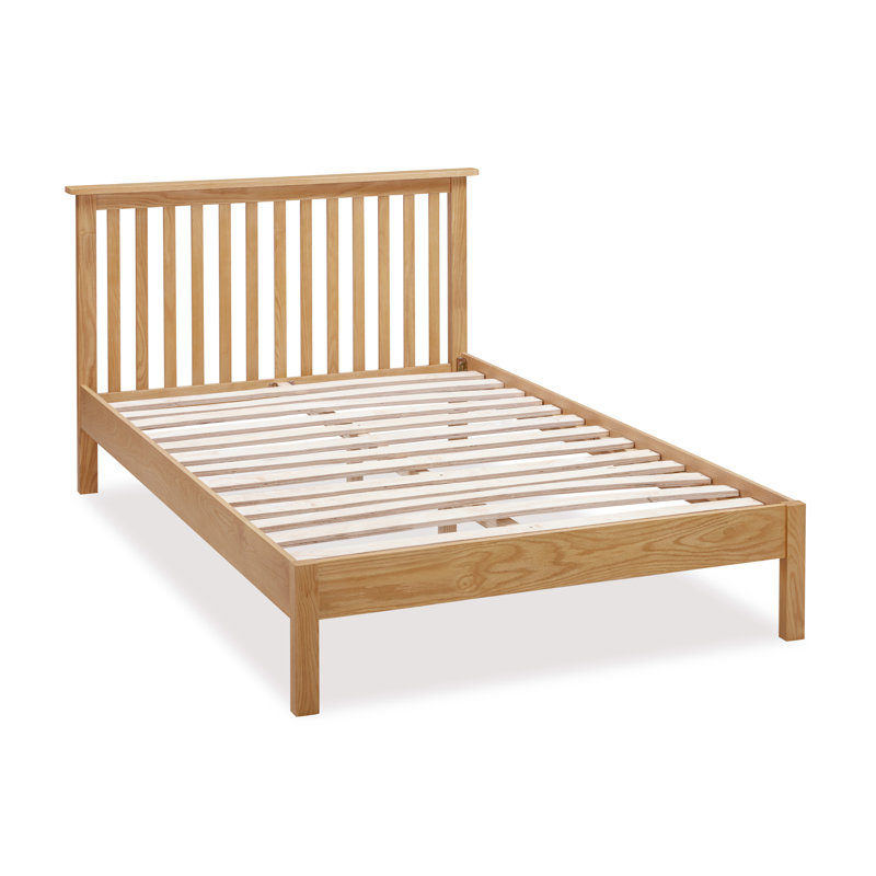 Darwin Solid Wood Bed, Double (4'6), Brown