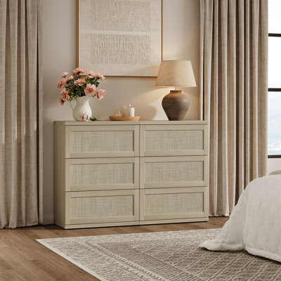 Buffet 3 tiroirs Rattan