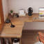 Noyer en bois massif en forme de L-1612941734-1612941735