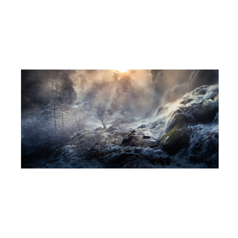 Qiye   Jiuzhaigou China Canvas Art, 10" H x 19" W