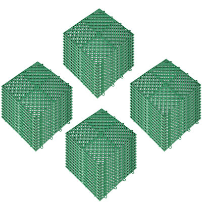 Stellweilan Tessberg 12'' W x 12'' L Garage Flooring Drain Tiles