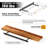 Acacia Wood Floating Shelves - Rustic Wall Storage with Mounting Brackets (Set of 2)-1838313561-1838313563