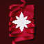 Festive 0.39'' Bone China Snowflakes Holiday Shaped Ornament