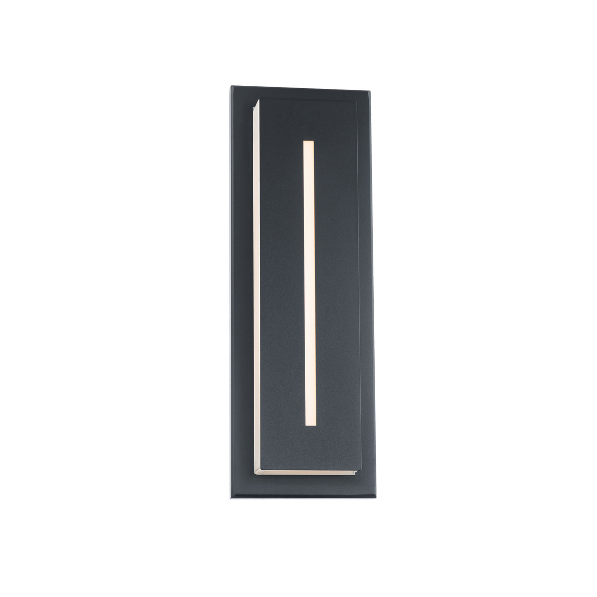 Midnight Outdoor Aluminum LED Wall Light, 3500K, 16" H