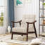 Chaise d'appoint Mid-Century moderne, fauteuil capitonné-1934179651