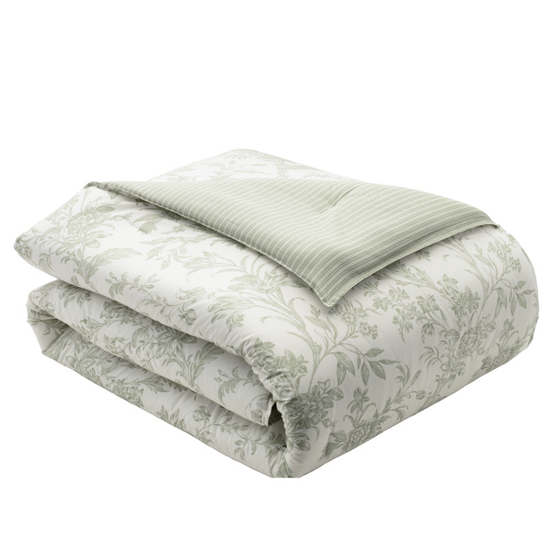 King White Cotton Reversible 7-Piece Comforter Set