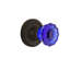 Classic Rosette with Crystal Cobalt Door Knob-1019591703