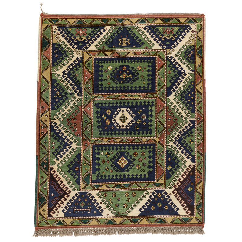 Bordjalu One-of-a-Kind 5' x 6' Hand Knotted Area Rug