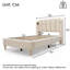 Velvet Upholstered 4Ft6 Double Bed With USB And Type-C Charging-1632554492-1640930788