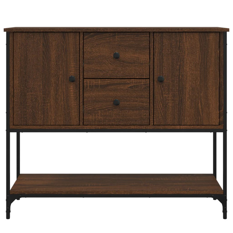 Muhlfeld 100cm Sideboard, Brown Oak