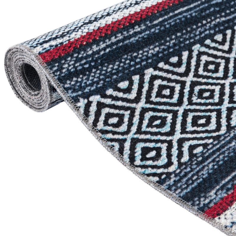 Aaroon Striped Indoor Rug, Square 5'