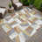 Machine Washable Indoor/Outdoor Chantille ACN2327 Geometric Rug-2083679077