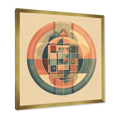 Sacrée mystère rétro Alchimie mandala sur toile
