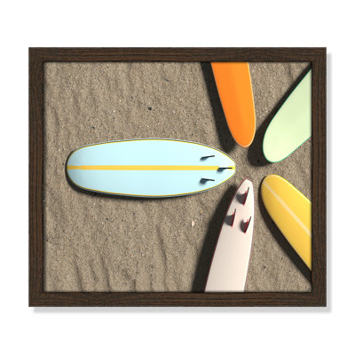 Surf Circle Print by Alexander Mils